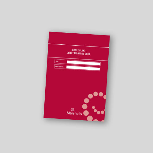 Mobile Plant Defect Books A5
